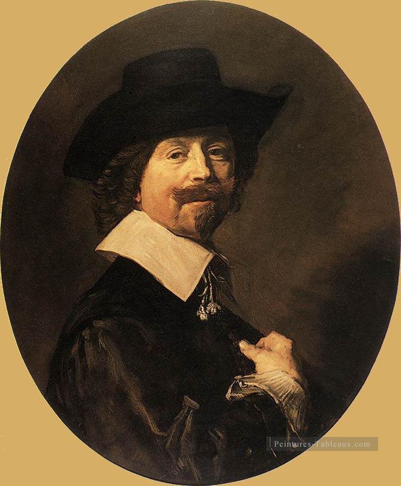 Portrait d’homme 1644 Siècle d’or néerlandais Frans Hals Peintures à l'huile